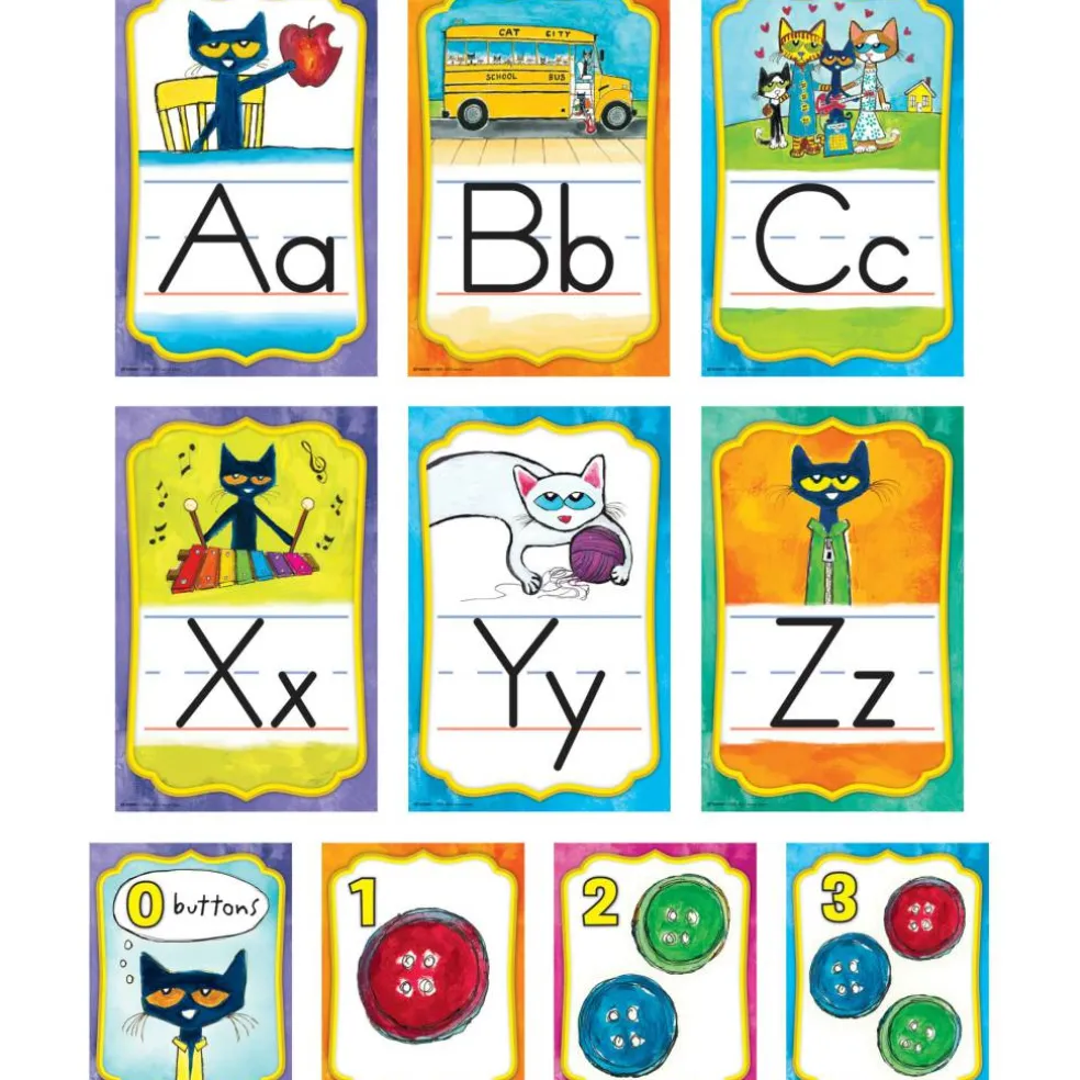 Pete the Cat® Alphabet Bulletin Board Set
