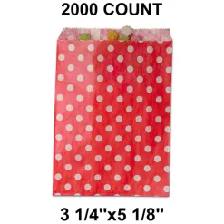 Petite Small Dots Bags Perfect for Small Items 3 1/4" x 5 1/8"