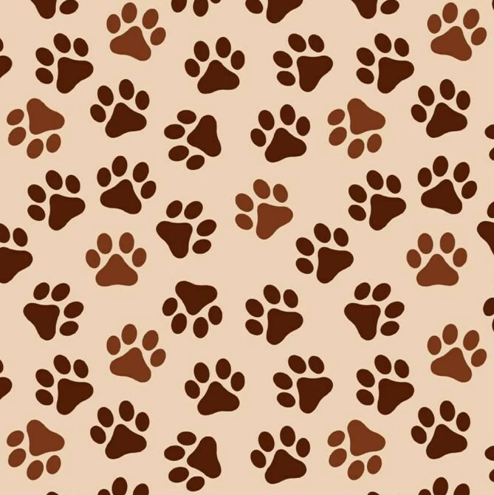 Pet Prints Flannel Fabric | By The Yard | Sewing and Crafting | 42 inches wide