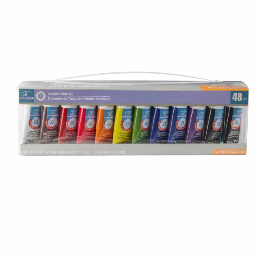 48 Piece Acrylic Paint Tube Set by Artist's Loft™