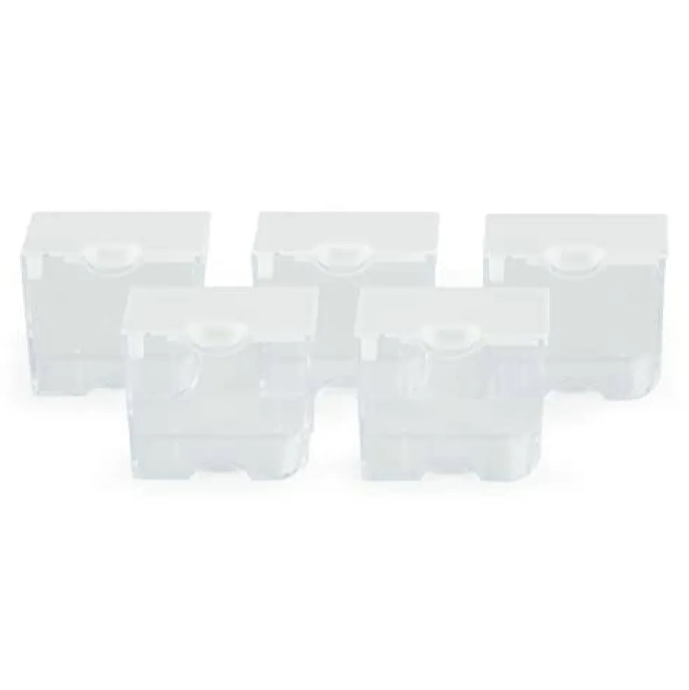 5 Piece Bead Clear Organizing Storage Containers for Small Beads, Crystals, Fasteners, and More, Medium