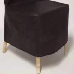 10 Piece Black Dust Cover Set for Chiavari Chairs Protective Polyester Chair Storage Sleeve