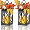 2-Piece Fall LED Candle Lanterns