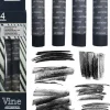 4-Piece Jumbo Vine Charcoal Sticks 18-20mm – Natural Charcoal for Sketching & Shading