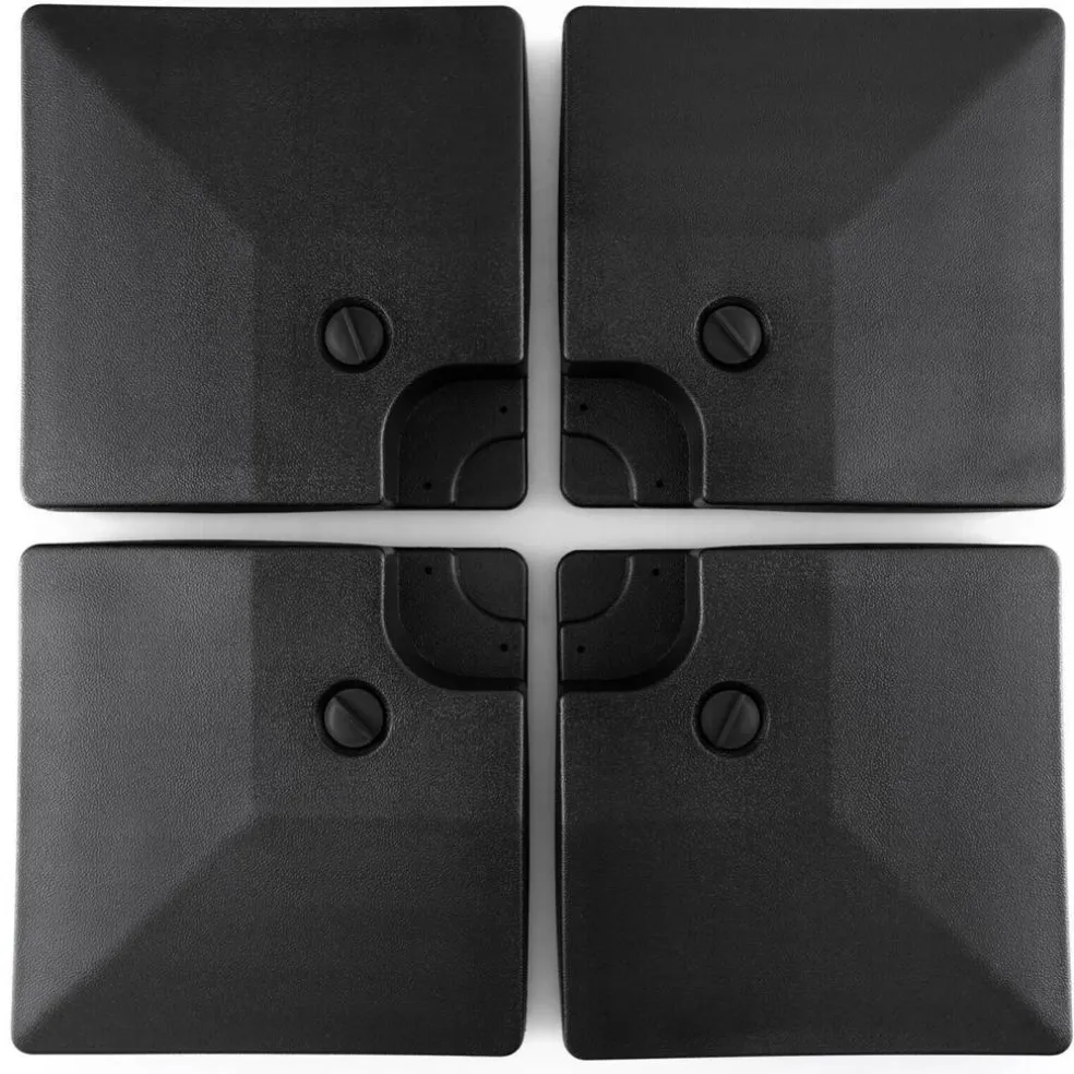 4-Piece 20L Cantilever Offset Patio Umbrella Base