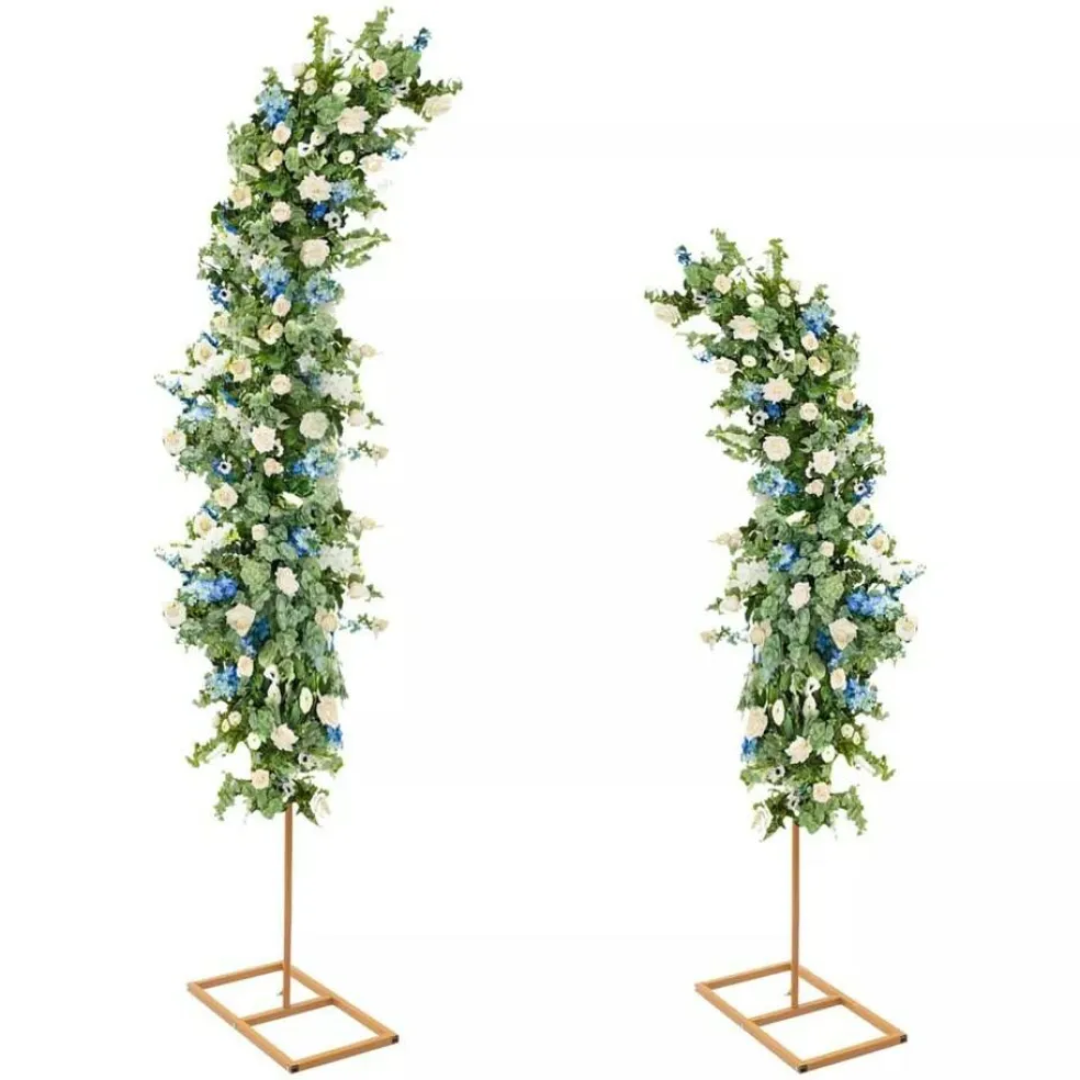 2-Piece Metal Wedding Arch Frame Set
