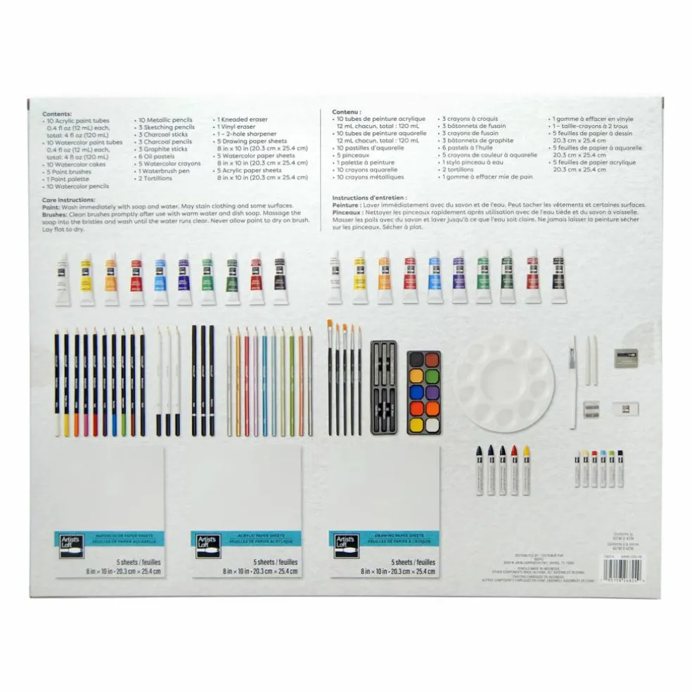 100 Piece Mixed Media Art Set by Artist's Loft™