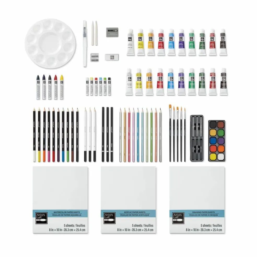 100 Piece Mixed Media Art Set by Artist's Loft™