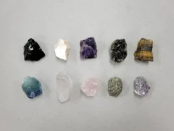 10 Piece Raw Healing Crystals Starter Gift Set