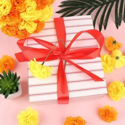 60 Pieces Artificial Marigold Flower Heads with Stems (Gold and Orange)