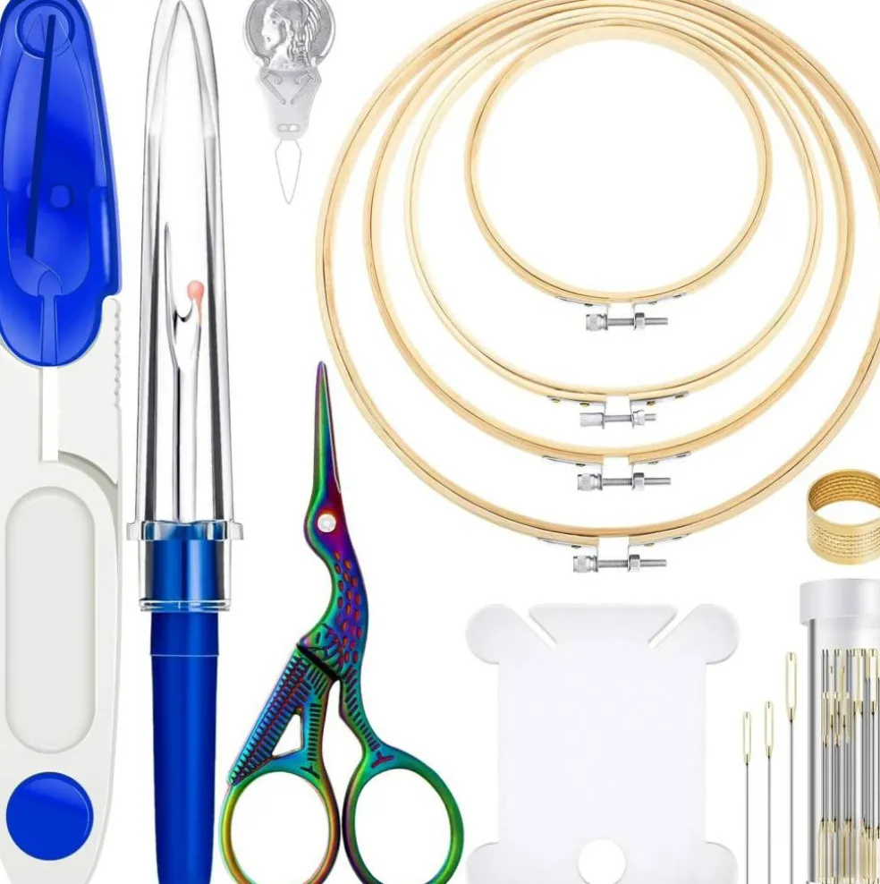 53 Pieces Cross Stitch Tool Embroidery Starter Kit