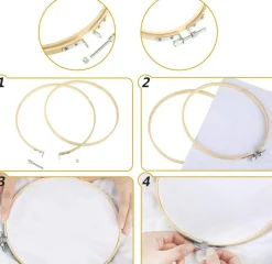 53 Pieces Cross Stitch Tool Embroidery Starter Kit