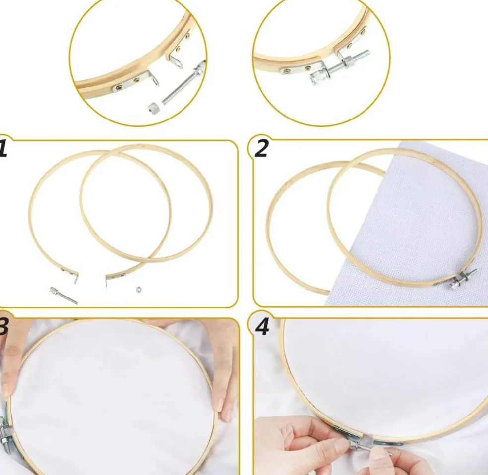 53 Pieces Cross Stitch Tool Embroidery Starter Kit