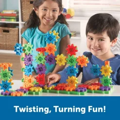 100 Pieces Deluxe Building Set, STEM Construction Toy Set, 100 Pieces, Ages 3+