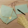 300 Pieces Embossed Gold Foil Stickers Gold Stickers