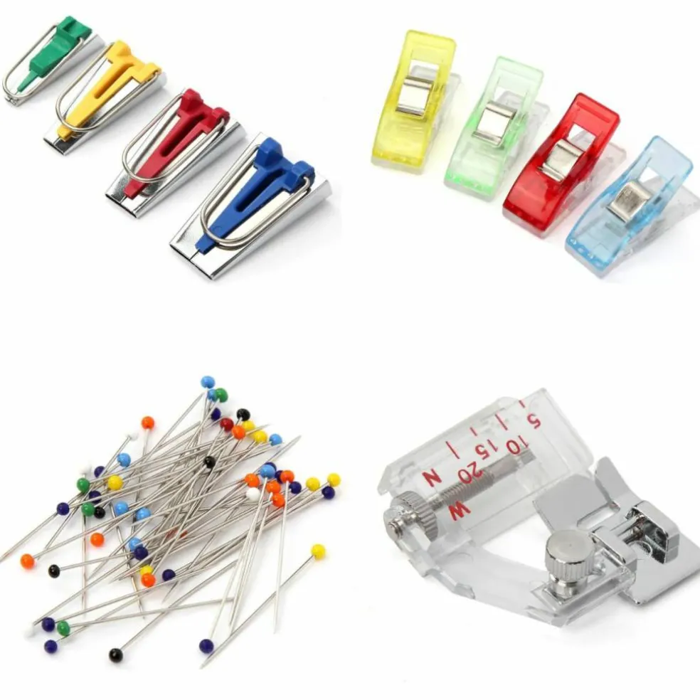60-Pieces Fabric Bias Binding Tape Maker Kit