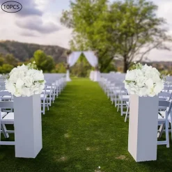 10-Pieces 12-Head Artificial Flower Balls for Wedding Centerpieces