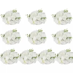 10-Pieces 12-Head Artificial Flower Balls for Wedding Centerpieces