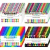 320 Pieces Punch Cards, Incentive Loyalty Reward Card Student Awards Loyalty Cards for Business, Classroom, Kids Behavior, Students, Teachers, 3.5 x 2 Inch, 4 Styles (20 Punches)