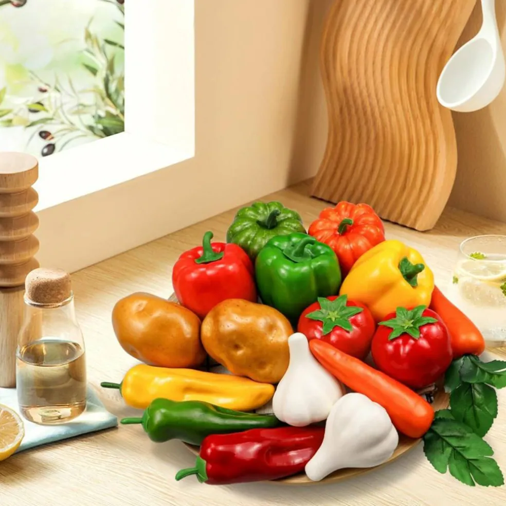 16 Pieces/Set Artificial Vegetables