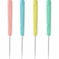 4 Pieces Sugar Stir Needle Scriber Needle Cookie Decorating Supplies Tool 5.2 Inches