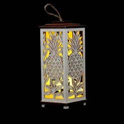 8" Pineapple DIY LED Plywood Lantern Décor by Make Market®