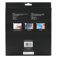 8" Pink Bow Round Stretched Canvas Diamond Art Kit by Make Market®