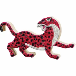7.75" Pink Jaguar Diamond Art Kit by Make Market®