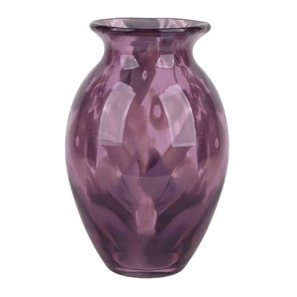 7.75" Pink & Light Brown Glass Vase by Ashland®