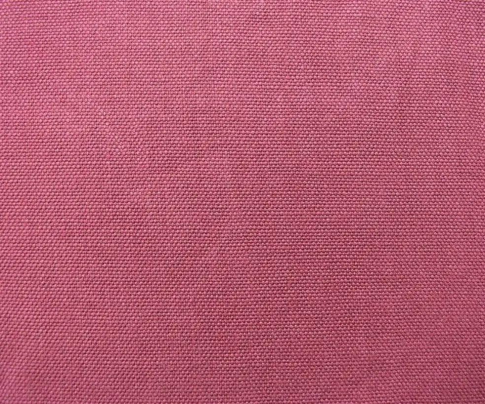 Pink Moygashel Washed Irish Linen Solid Home Decorating Woven Fabric By the Yard