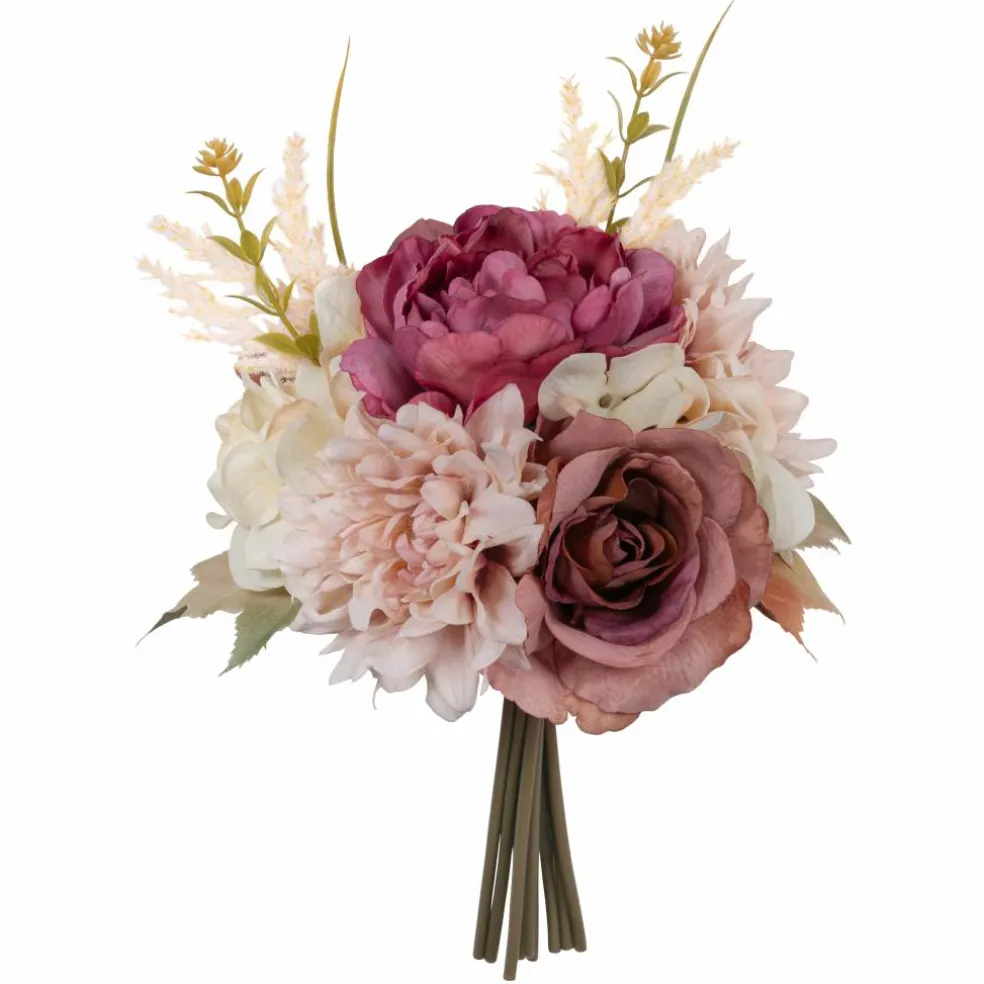 12" Pink Peony & Hydrangea Mix Real Touch Bundle by Ashland®