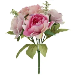 13" Pink & Purple Rose & Peony Bush by Ashland®