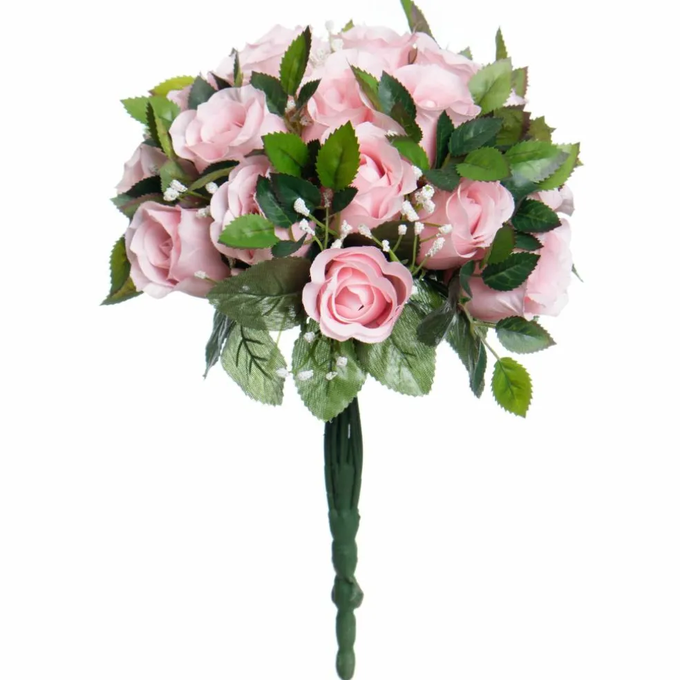 15" Pink Rose Bush by Ashland®