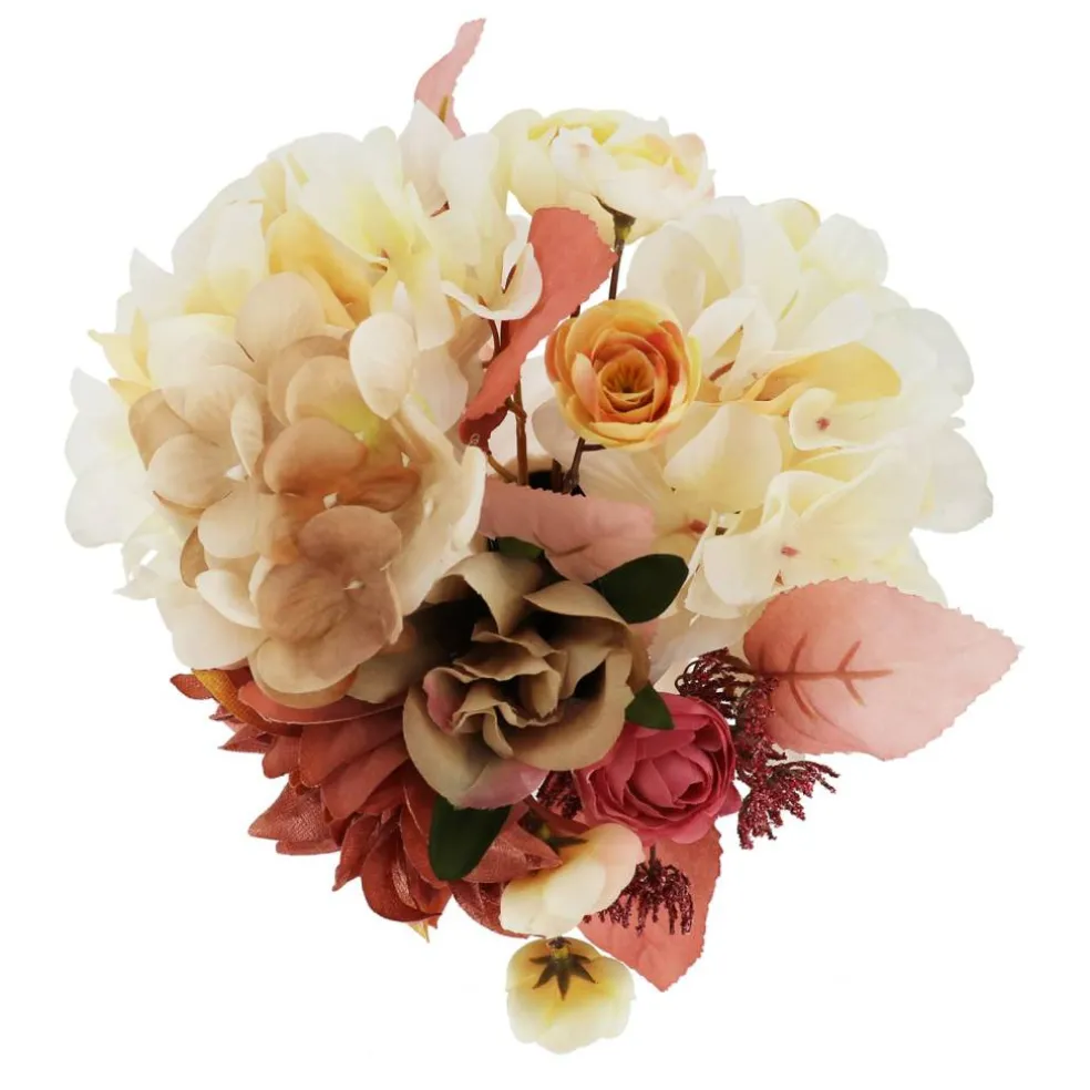 14" Pink Rose & Hydrangea Vase Tabletop Décor by Ashland®