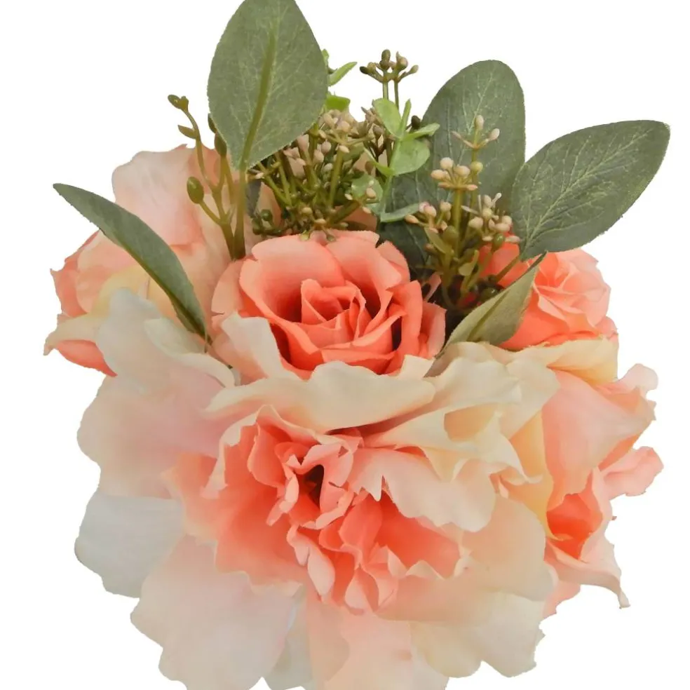 11" Pink Rose & Peony Bouquet by Ashland®