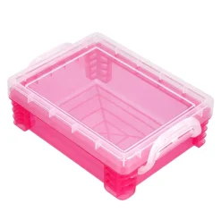 Pink Stacking Crayon Box by Simply Tidy™