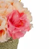 6" Pink & White Potted Peony Arrangement