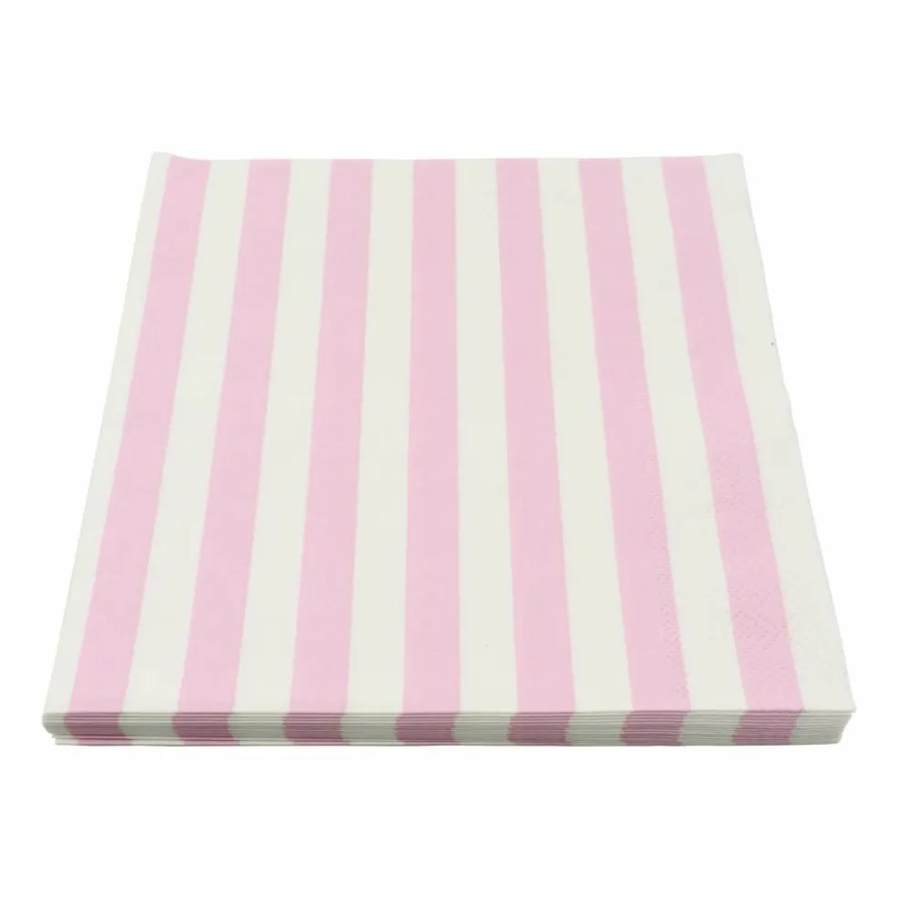 Pink & White Stripes Lunch Napkins, 20ct. by Celebrate It™