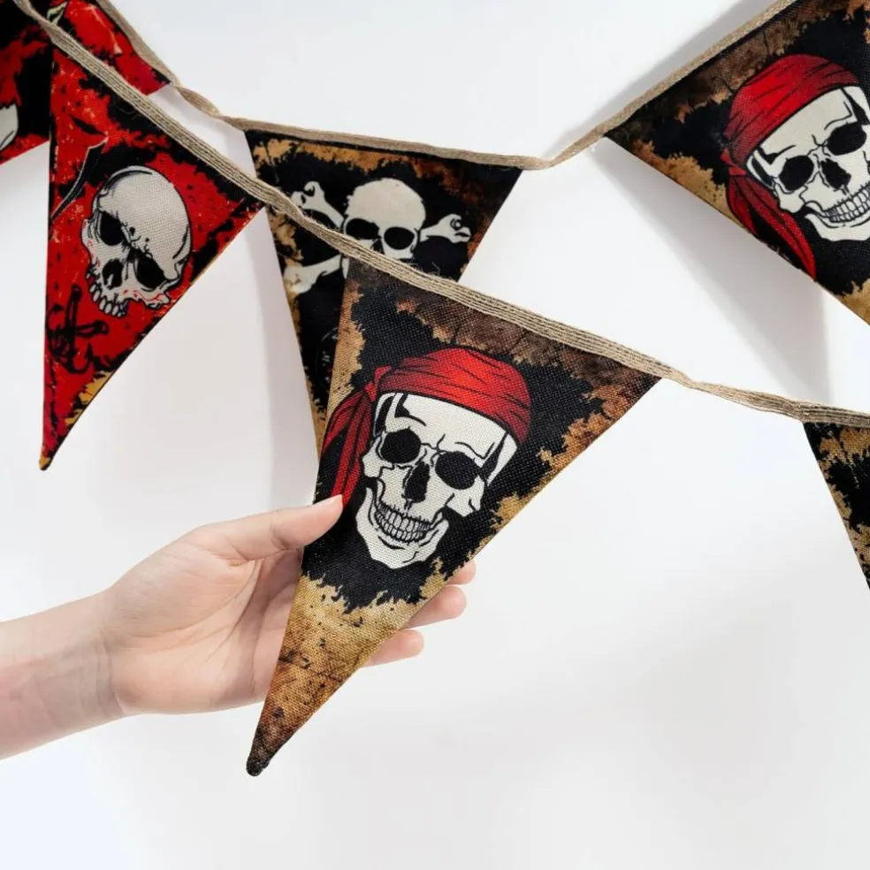 Pirate Party Decoration Summerween (Black, Red, Brown, Yellow)