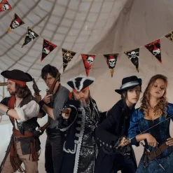 Pirate Party Decoration Summerween (Black, Red, Brown, Yellow)