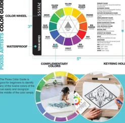 Pixiss Grey Scale Value Finder, Color Wheel, Artists View Catcher on Lanyard