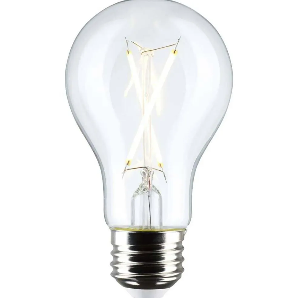 4Pk - 5W A19 LED Clear Warm White 2700K E26 Medium Base 120v - 40W equiv