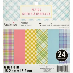 Plaids Paper Pad by Recollections™, 6