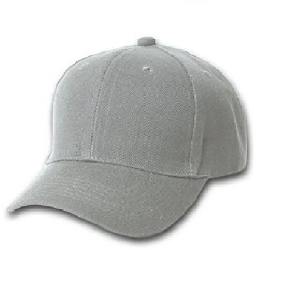Plain Baseball Cap - Blank Hat with Solid Color and Adjustable