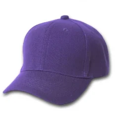 Plain Baseball Cap - Blank Hat with Solid Color and Adjustable