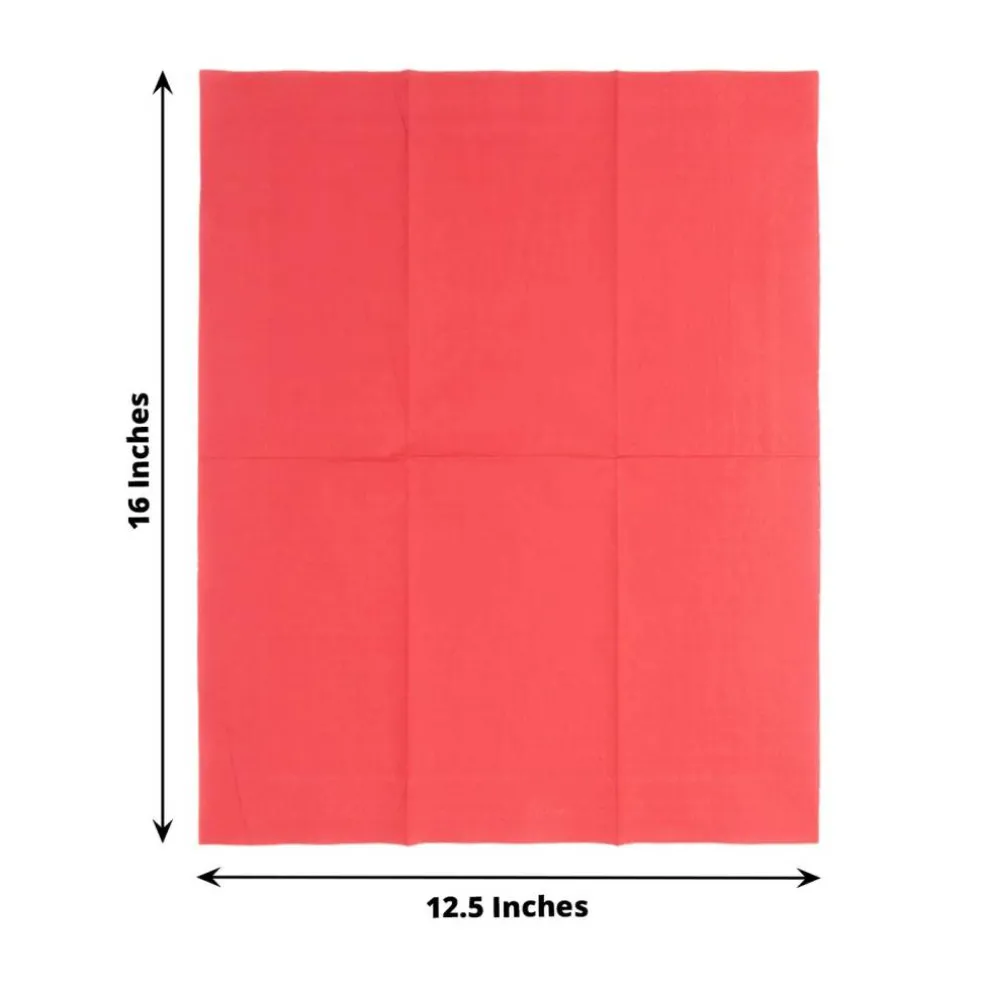 50 Plain Soft 2 Ply Dinner Table Cocktail Paper NAPKINS