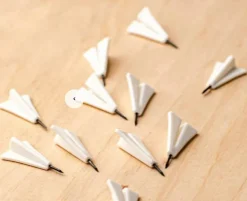 Planes pins, airplanes push pins by Enjoy The Wood