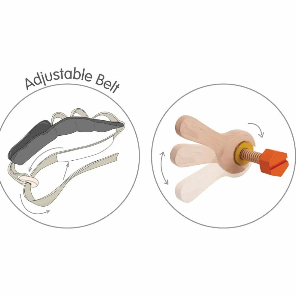 PlanToys Pretend Play Tool Belt & Wooden Tool Set