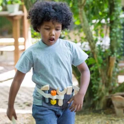 PlanToys Pretend Play Tool Belt & Wooden Tool Set