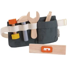 PlanToys Pretend Play Tool Belt & Wooden Tool Set